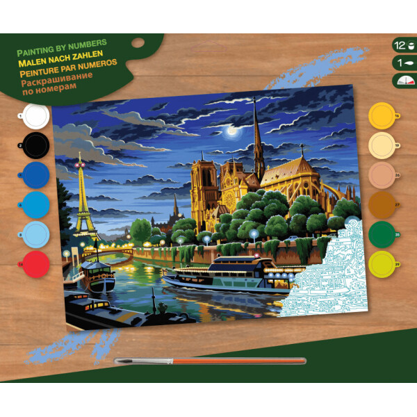 

Набор для творчества Sequin Art PAINTING BY NUMBERS SENIOR Paris (SA0424)