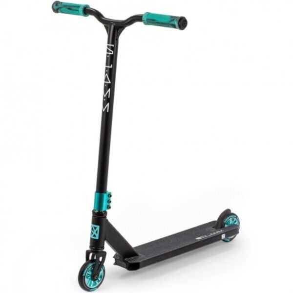 

Трюковый самокат Slamm Classic VII black-teal 2825