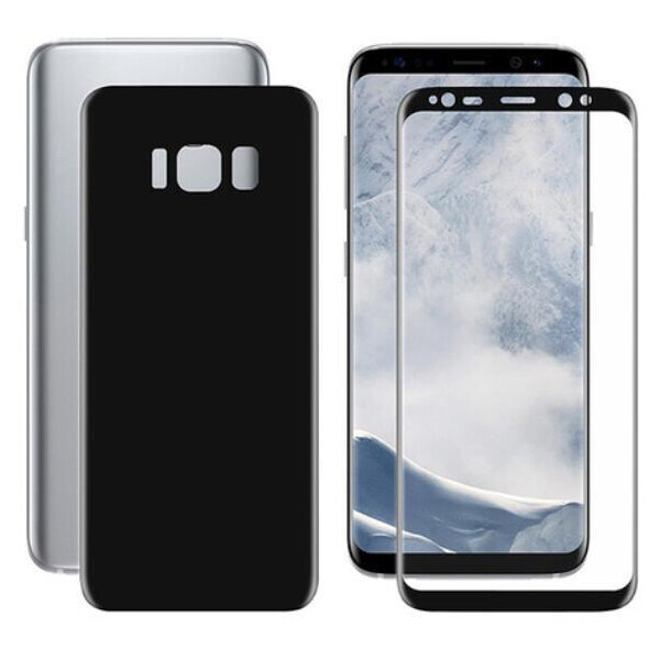 

Защитная пленка DK-Case c рамкой для Samsung S8 Plus back / face (black)
