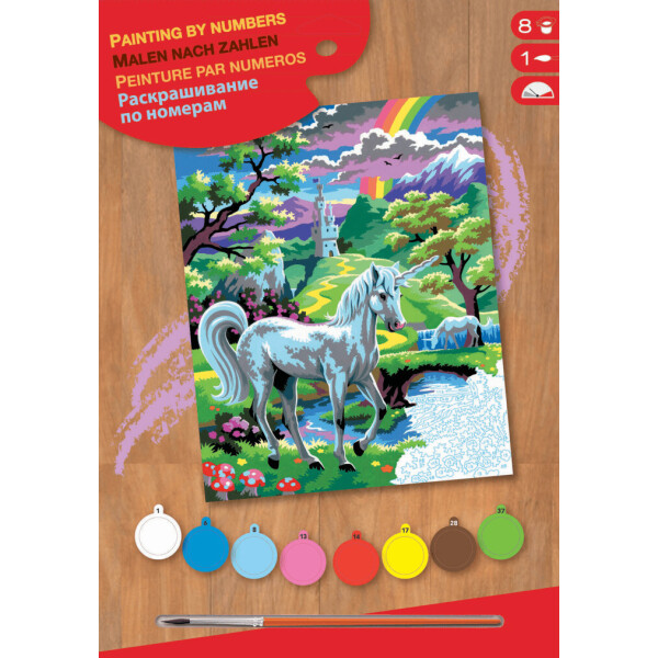 

Набор для творчества Sequin Art PAINTING BY NUMBERS JUNIOR Unicorn (SA0124)