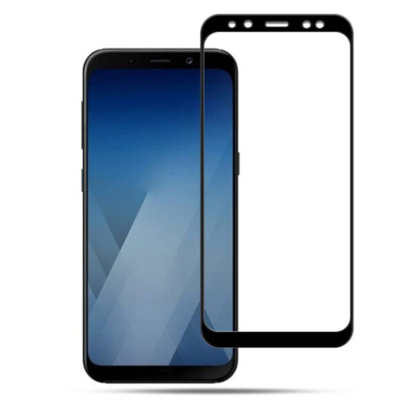 Акція на Защитное стекло DK Full Cover для Samsung A8 (black) від Allo UA