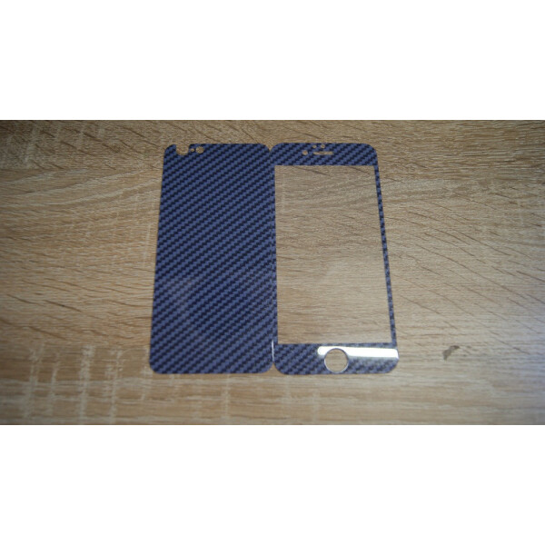 

Защитное стекло DK Full Glue Carbon back / face для Apple iPhone 6/6S (dark grey)