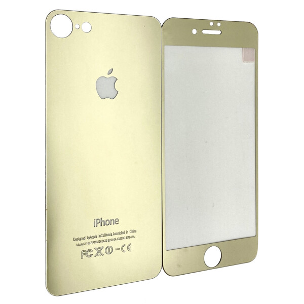 

Защитное стекло DK Mirror Full Glue back / face для Apple iPhone 7 / 8 (gold)