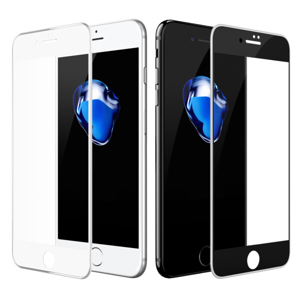 Акція на Защитное стекло DK Silicone Edge для Apple iPhone 6 Plus / 6S Plus (white) від Allo UA
