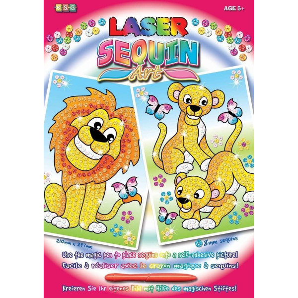 

Набор для творчества Sequin Art LASER Lions (SA1318)