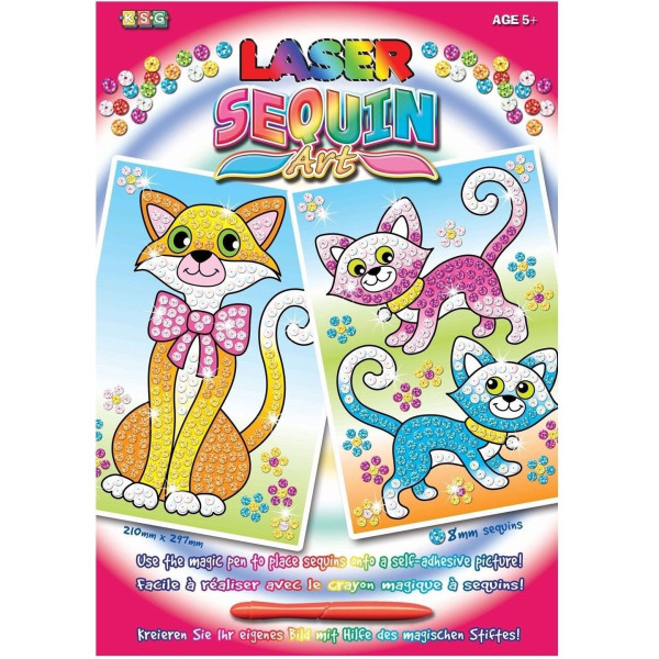 

Набор для творчества Sequin Art LASER Cats (SA1317)