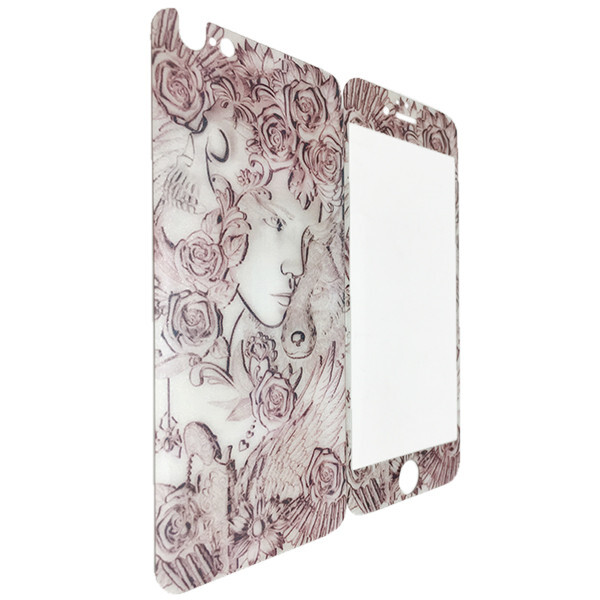 

Защитное стекло DK-Case для Apple iPhone 5/5S Двуликие back/face (pink)
