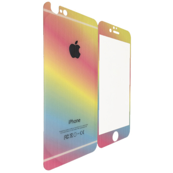 

Защитное стекло DK-Case для Apple iPhone 5/5S радуга градиент back/face (multicolored)