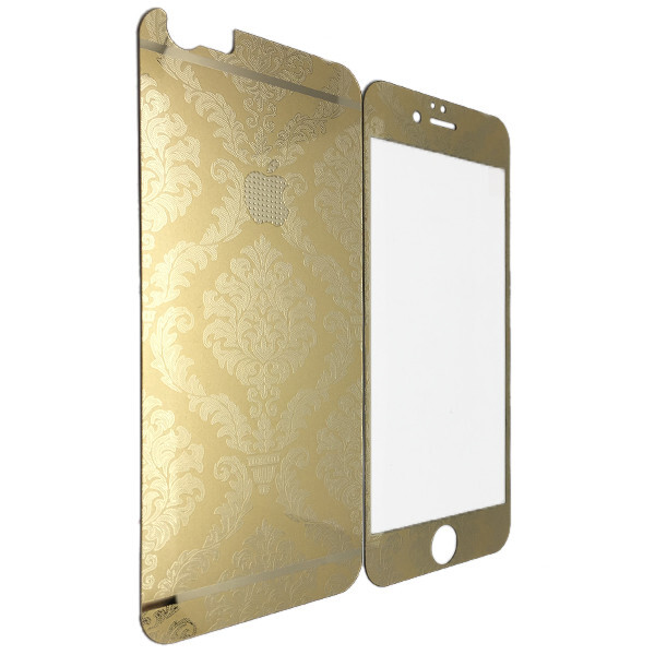 Акция на Защитное стекло for Apple iPhone 6/6S damask back/face gold от Allo UA