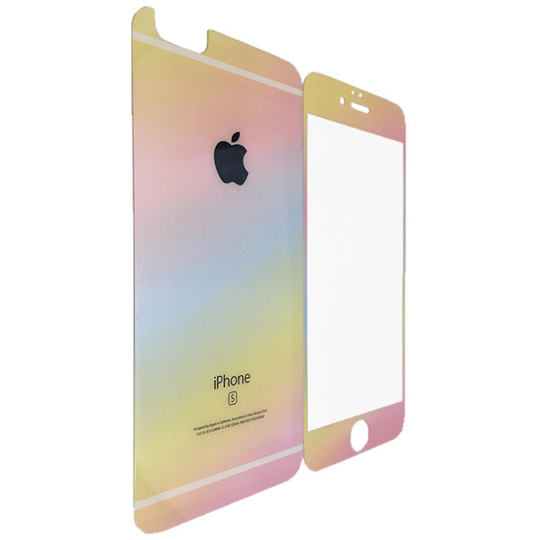 

Защитное стекло for Apple iPhone 6/6S pearl back/face multicolored