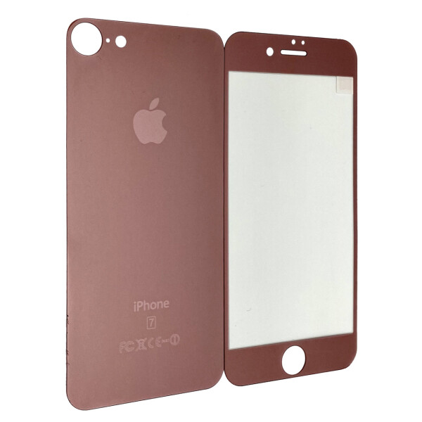 

Защитное стекло for Apple iPhone 7 matt back/face rose gold