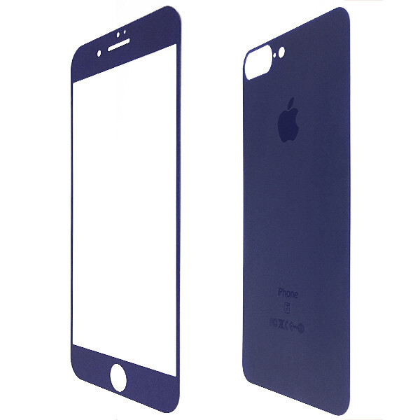 

Защитное стекло for Apple iPhone 7 Plus matt back/face dark blue