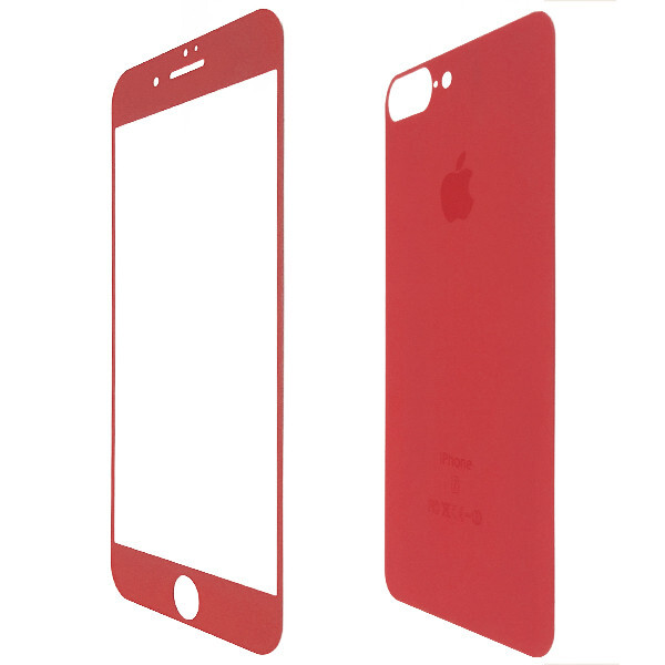 

Защитное стекло for Apple iPhone 7 Plus matt back/face red