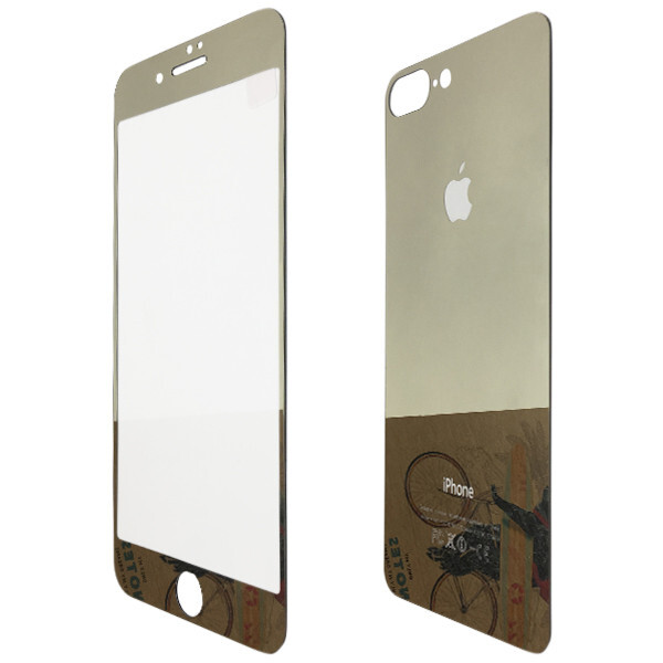 Акция на Защитное стекло for Apple iPhone 7 Plus зеркало back/face gold от Allo UA