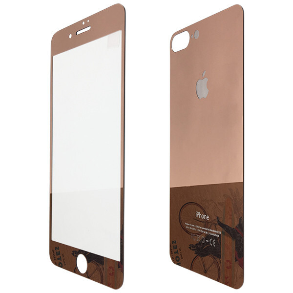 

Защитное стекло for Apple iPhone 7 Plus зеркало back/face rose gold