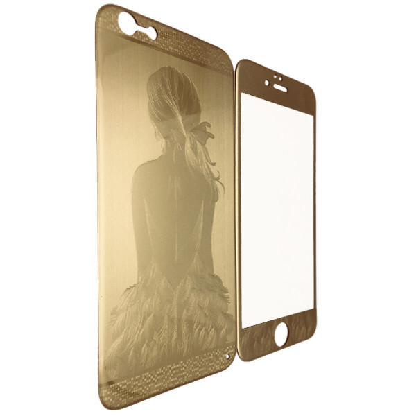 Акция на Защитное стекло Балерина for Apple iPhone 6/6S gold от Allo UA