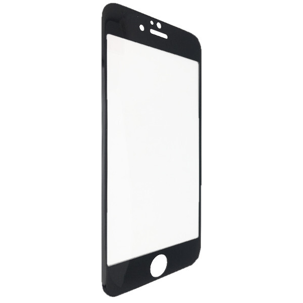 

Защитное стекло на весь экран с пластик борт for Apple iPhone 6/6S (black)