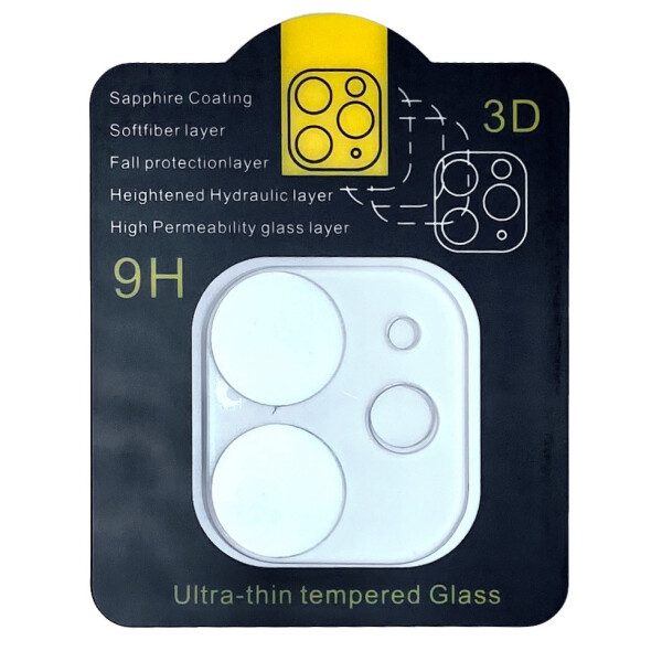 

Защитное стекло на камеру 3D Clear Glass для Apple iPhone 11 (clear)