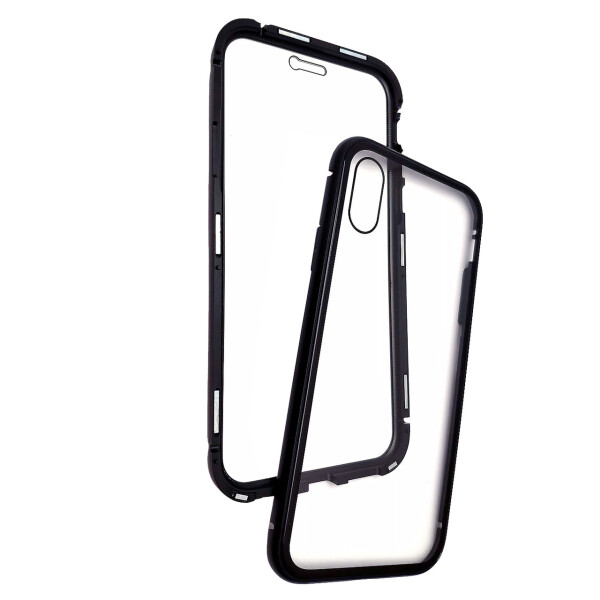 

Накладка DK Tempered Glass Magneto Cover Sandwich для Apple iPhone XS Max (black)