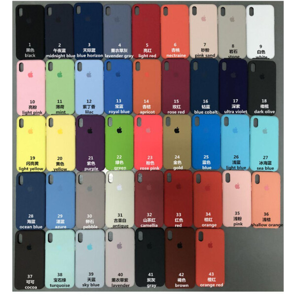 

Накладка Silicone Case (a1) для Apple iPhone XS Max (39)