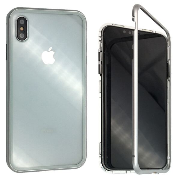 

Накладка Tempered Glass Magneto Back Side для Apple iPhone XS Max (silver)