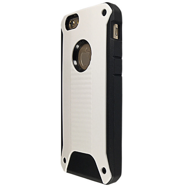 

Накладка силикон + пластик ребристая Caseology для Apple iPhone 6 / 6S (white)