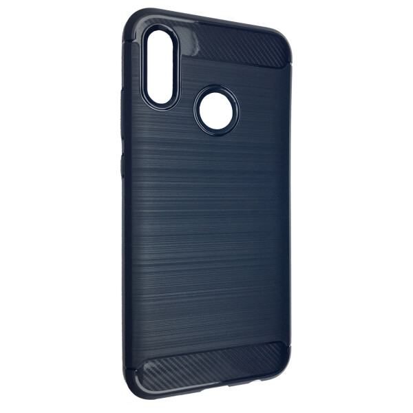 

Накладка силикон Carbon Steel для Huawei P Smart (2019) / Honor 10 Lite (dark blue)