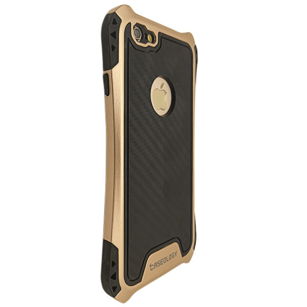

Накладка силикон Caseology Amira Carbon для Apple iPhone 6 / 6S (gold)