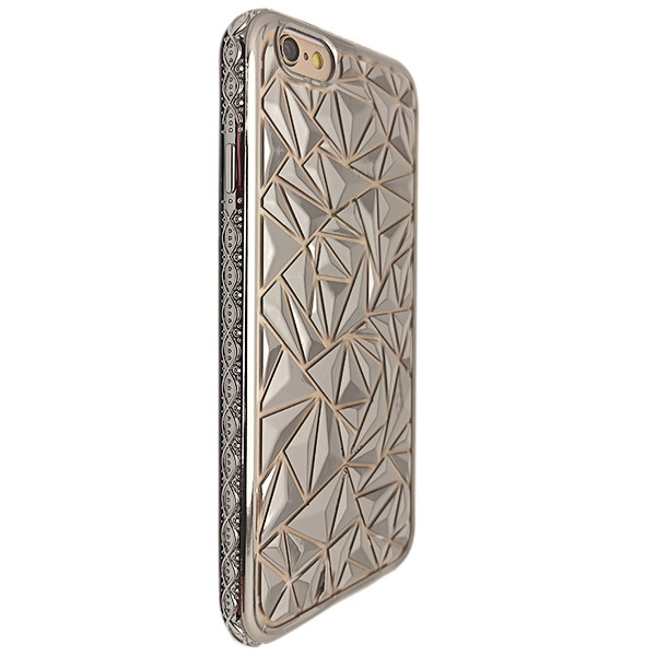 

Накладка силикон Diamond 3D для Apple iPhone 6 / 6S (silver)