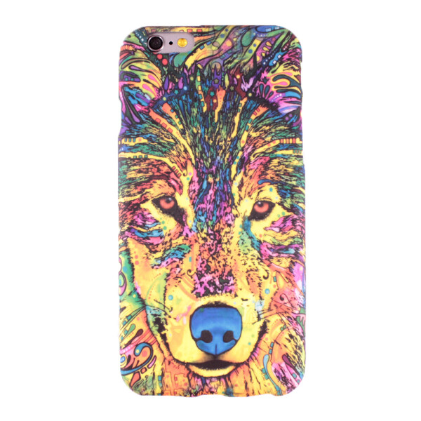 

Накладка силикон Luxo Guasch для Apple iPhone 6 / 6S (храбрый волк)