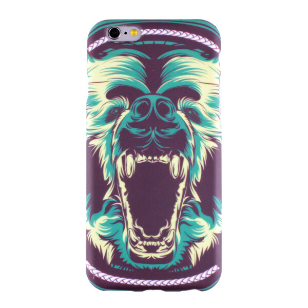 

Накладка силикон Luxo New Print для Apple iPhone 6 / 6S (ярый медведь)