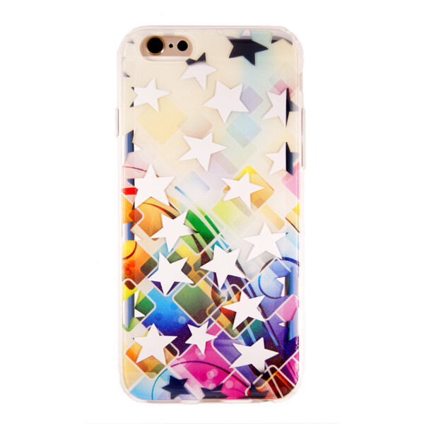 

Накладка силикон Magic Cube Stars для Apple iPhone 6 / 6S (multicolored)