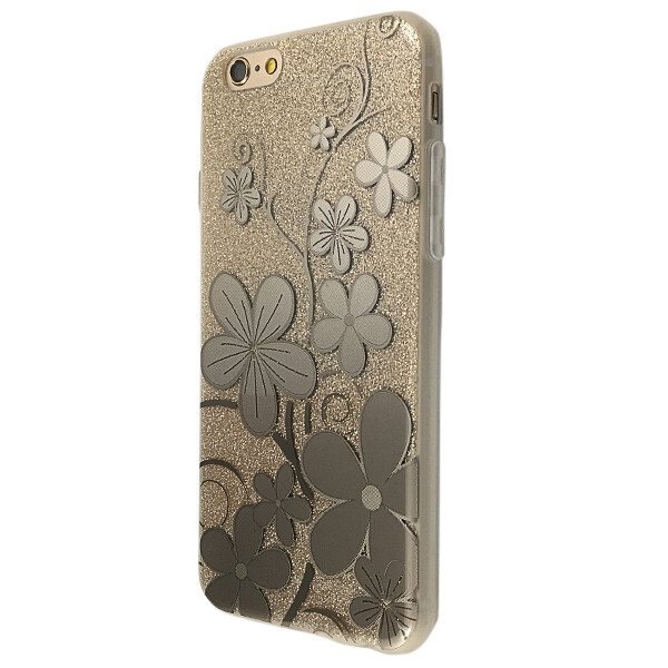 

Накладка силикон Magic Flowers для Apple iPhone 6 / 6S (gold)
