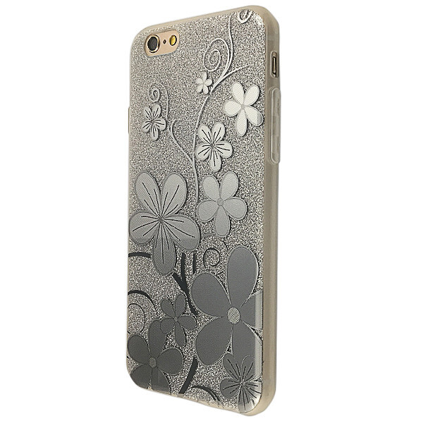 

Накладка силикон Magic Flowers для Apple iPhone 6 / 6S (silver)