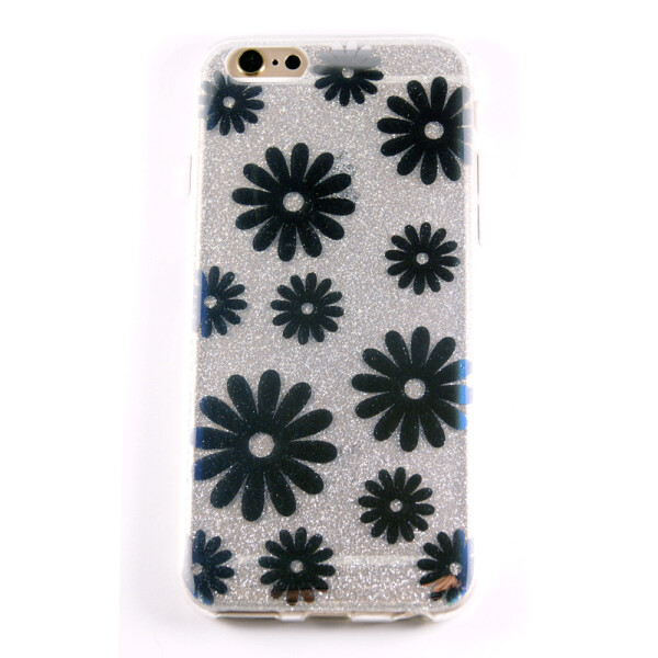 

Накладка силикон Magic Flowers Ромашка для Apple iPhone 6 / 6S (silver)