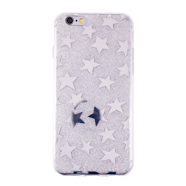 

Накладка силикон Magic Stars для Apple iPhone 6 / 6S (silver)