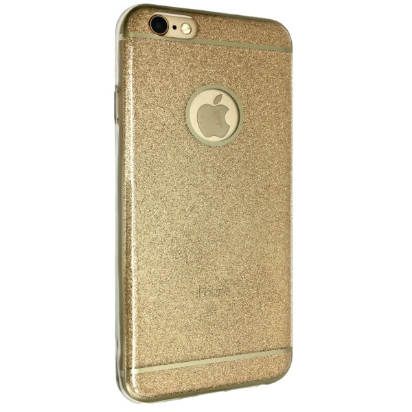 

Накладка силикон Magic окошко под лого для Apple iPhone 6 / 6S (gold)