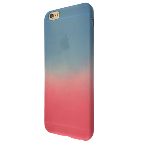 

Накладка силикон matting градиент для Apple iPhone 6 / 6S (pink/blue)