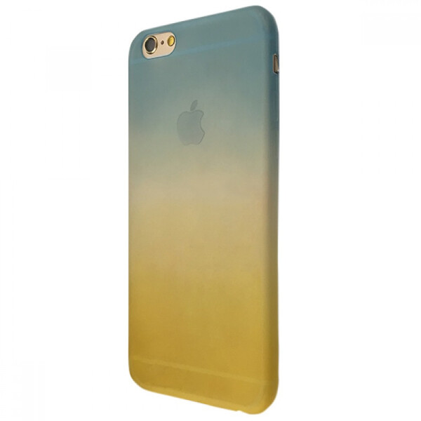 

Накладка силикон matting градиент для Apple iPhone 6 / 6S (yellow/blue)