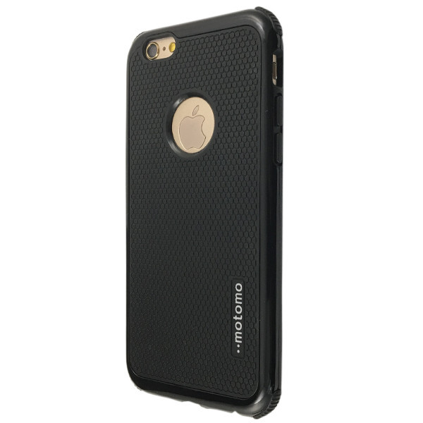 

Накладка силикон Motomo соты с вырезом под лого для Apple iPhone 6 / 6S (black)