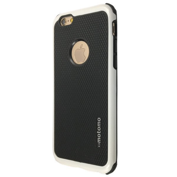 

Накладка силикон Motomo соты с вырезом под лого для Apple iPhone 6 / 6S (white)