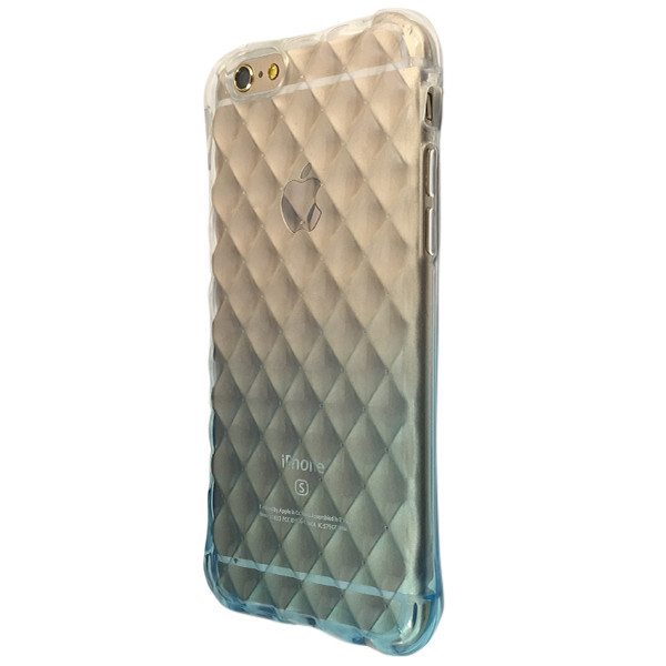 

Накладка силикон градиент Диван Жизель для Apple iPhone 6 / 6S (blue/clear)