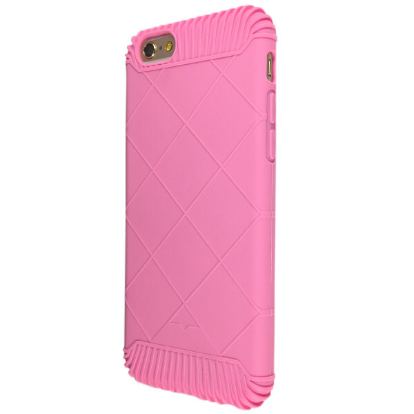 

Накладка силикон Гребень для Apple iPhone 6 / 6S (pink)