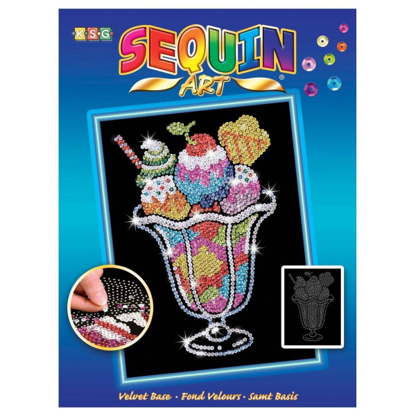 

Набор для творчества Sequin Art BLUE Ice Cream Sundae (SA1305)