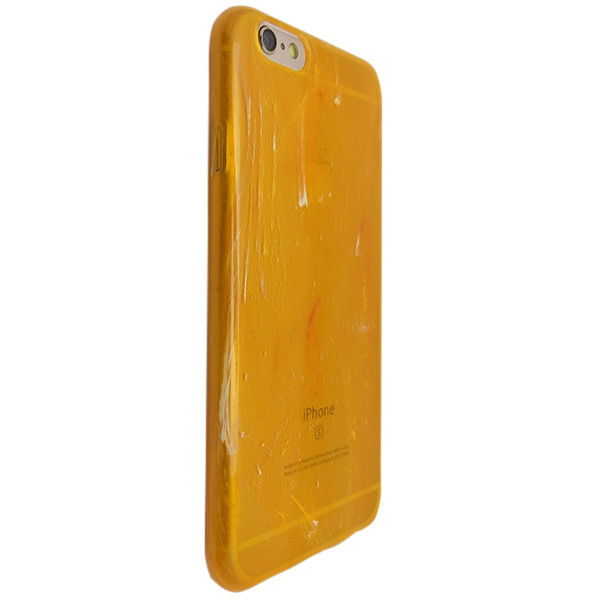 

Накладка силикон Мрамор для Apple iPhone 6 / 6S (orange)