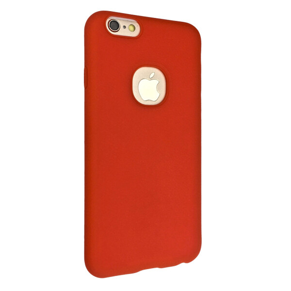 

Накладка силикон под кожу iPaky отверстие под лого для Apple iPhone 6 / 6S (red)