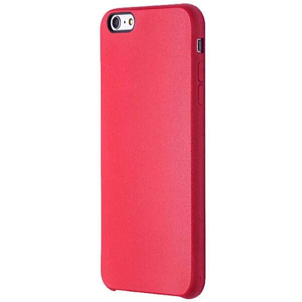 

Накладка силикон под кожу открытая для Apple iPhone 6 / 6S (red)