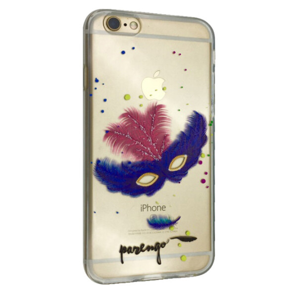 

Накладка силикон прозрачный Rio для Apple iPhone 6 / 6S (parengo blue)