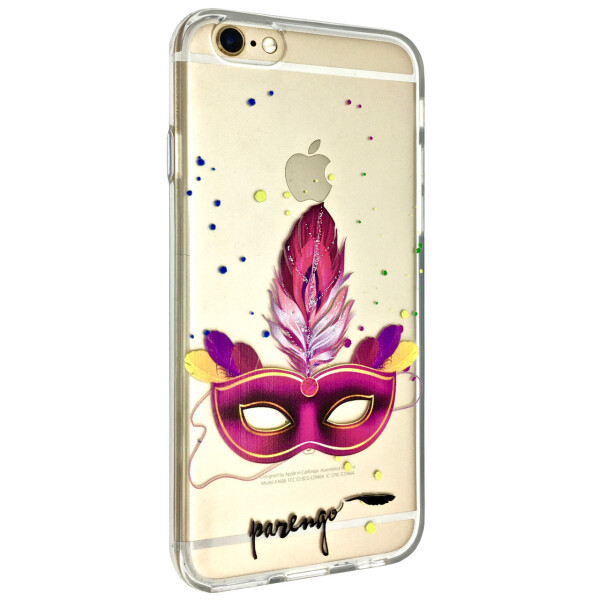 

Накладка силикон прозрачный Rio для Apple iPhone 6 / 6S (parengo pink)