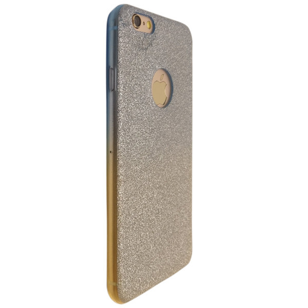 

Накладка силикон райский дождик для Apple iPhone 6 / 6S (blue/yellow)